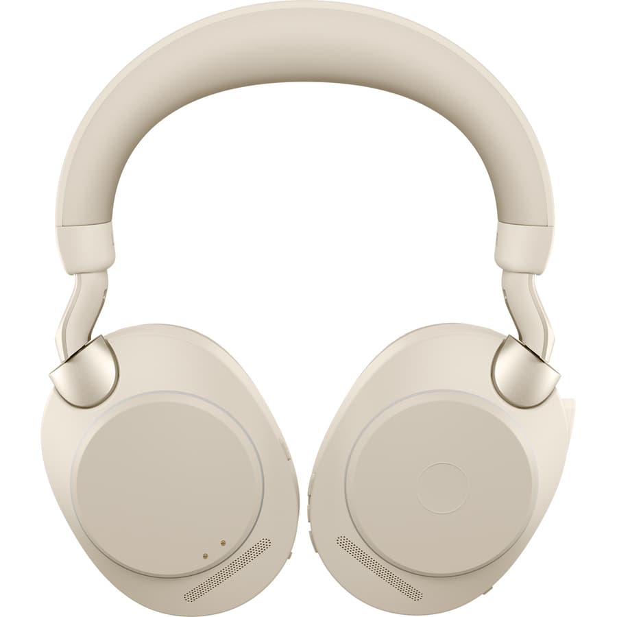 Jabra Evolve2 85 Link380A MS stereo beige wireless headset with over-the-head binaural design