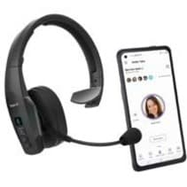 Jabra BlueParrott B450-XT MS wireless mono headset with boom microphone for Microsoft Teams