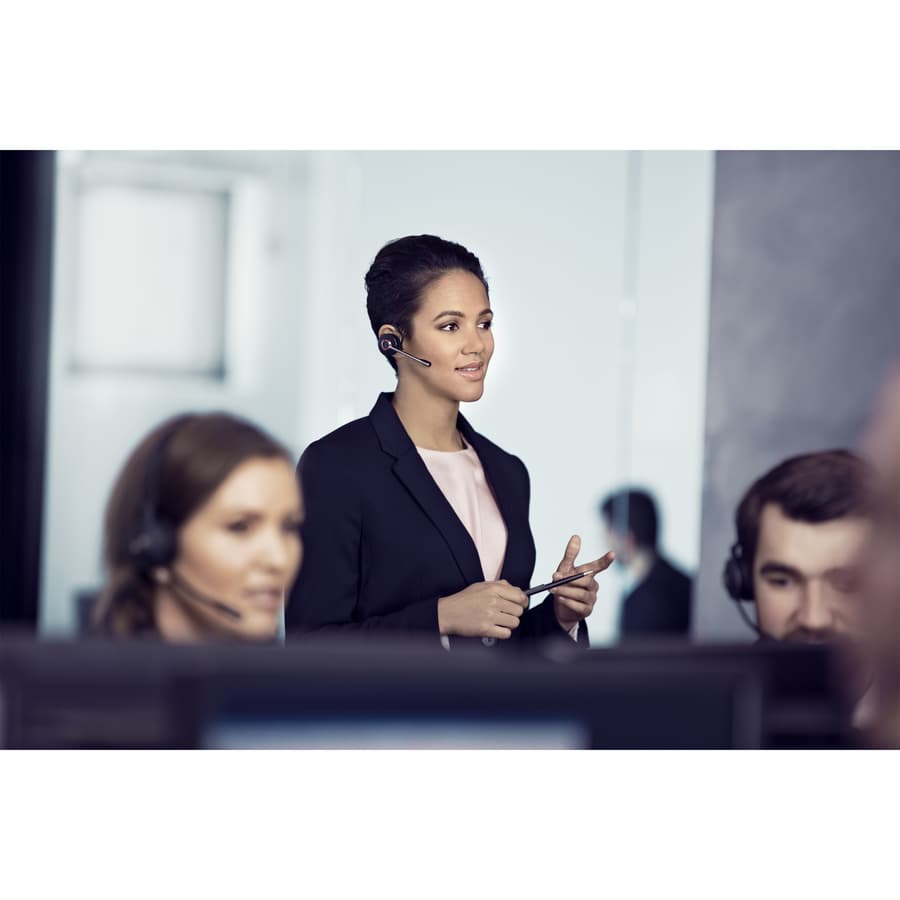 Jabra Business Engage 75 Convertible wireless mono headset with base and earhook