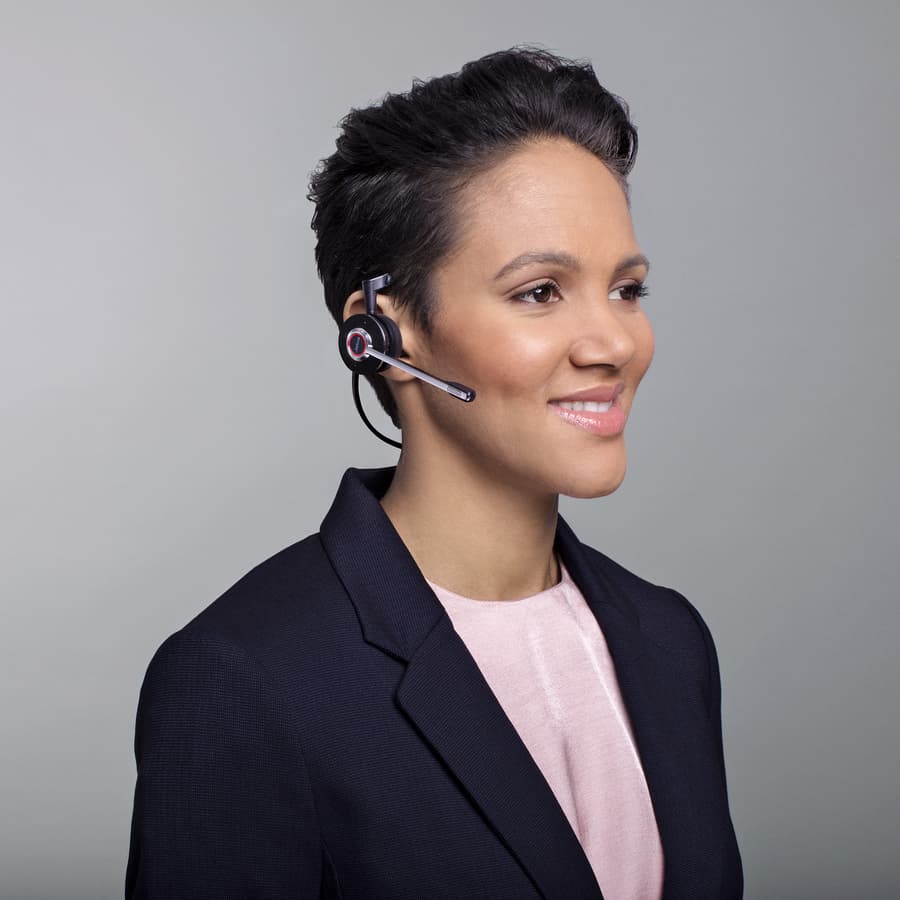 Jabra Engage 75 Convertible wireless mono headset with boom microphone