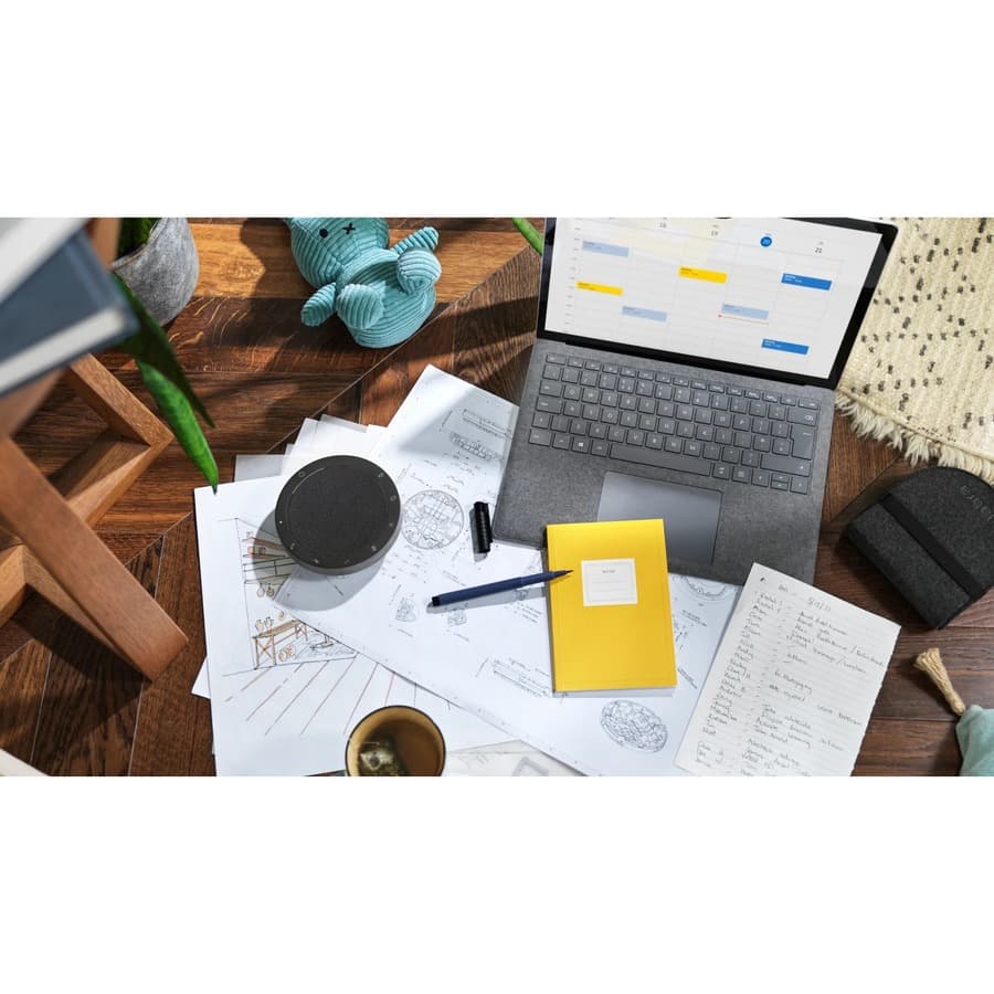 Jabra Speak2 55 UC dark grey business speakerphone for hybrid meetings