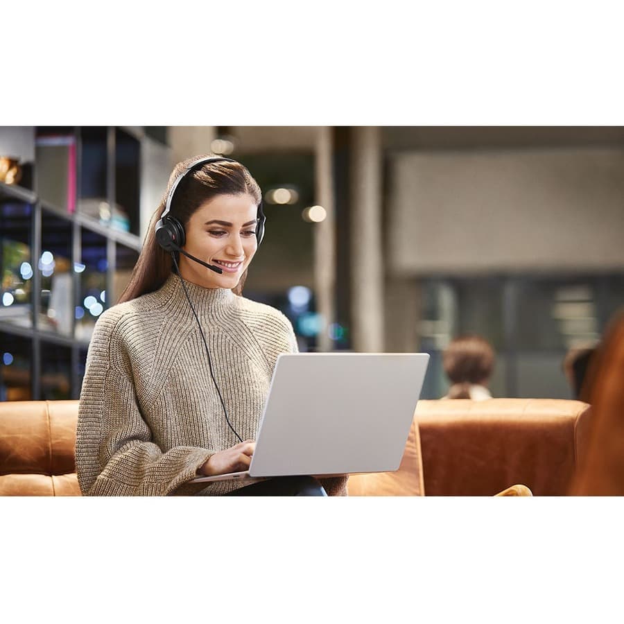 Jabra Evolve2 30 USB-C MS stereo wired headset with boom microphone