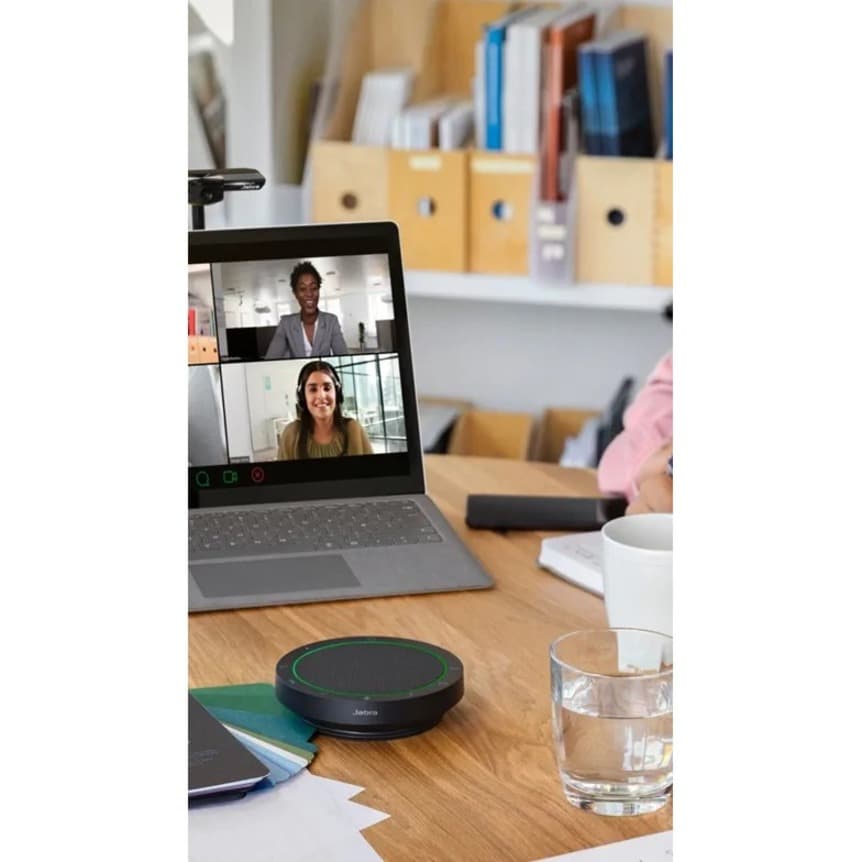 Jabra Speak2 55 UC dark grey business speakerphone for hybrid meetings