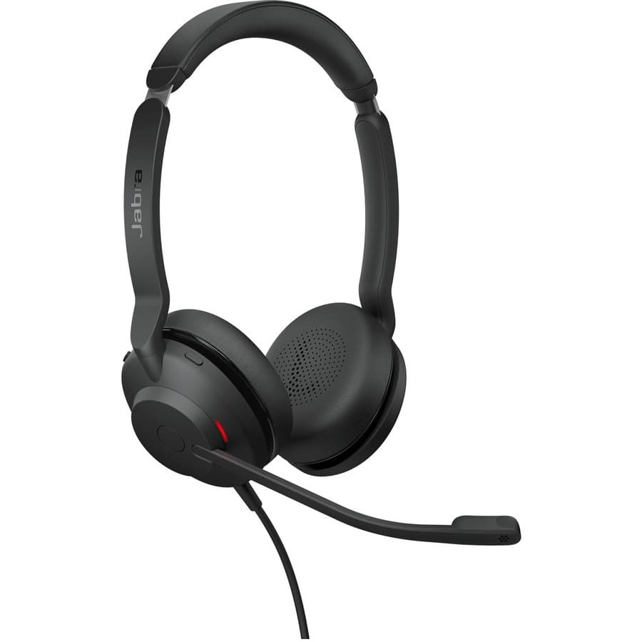 Jabra Evolve2 30 USB-A UC stereo wired headset with boom microphone