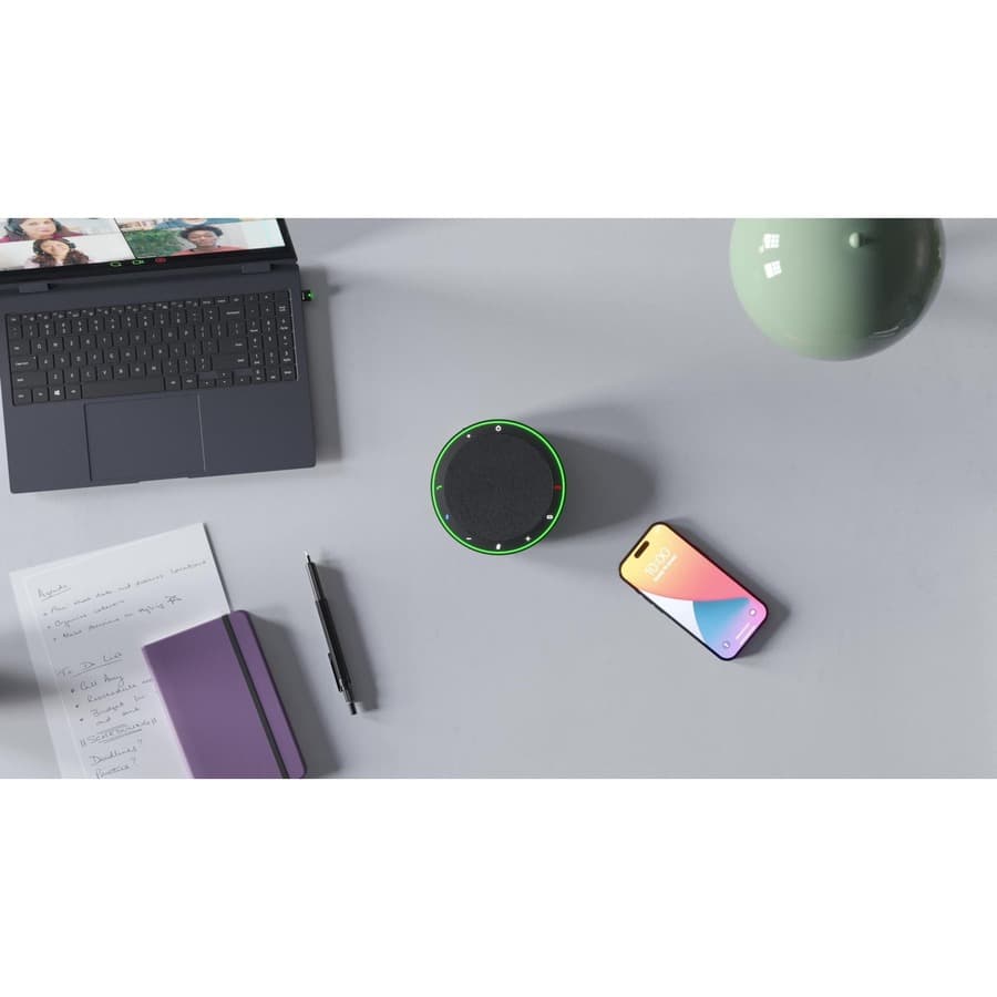 Jabra Speak2 75 MS Teams dark grey desktop speakerphone with Bluetooth and USB connectivity