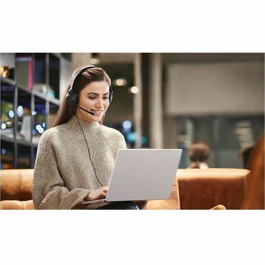 Jabra Evolve2 30 SE USB-C MS stereo wired headset with boom microphone