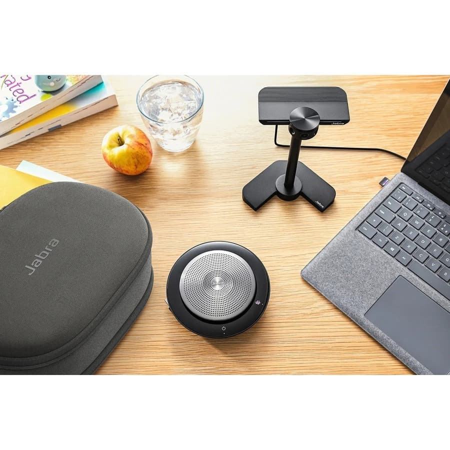 Jabra PanaCast Meet Anywhere kit with PanaCast+, Speak 750UC, 1 m cable, and carry case