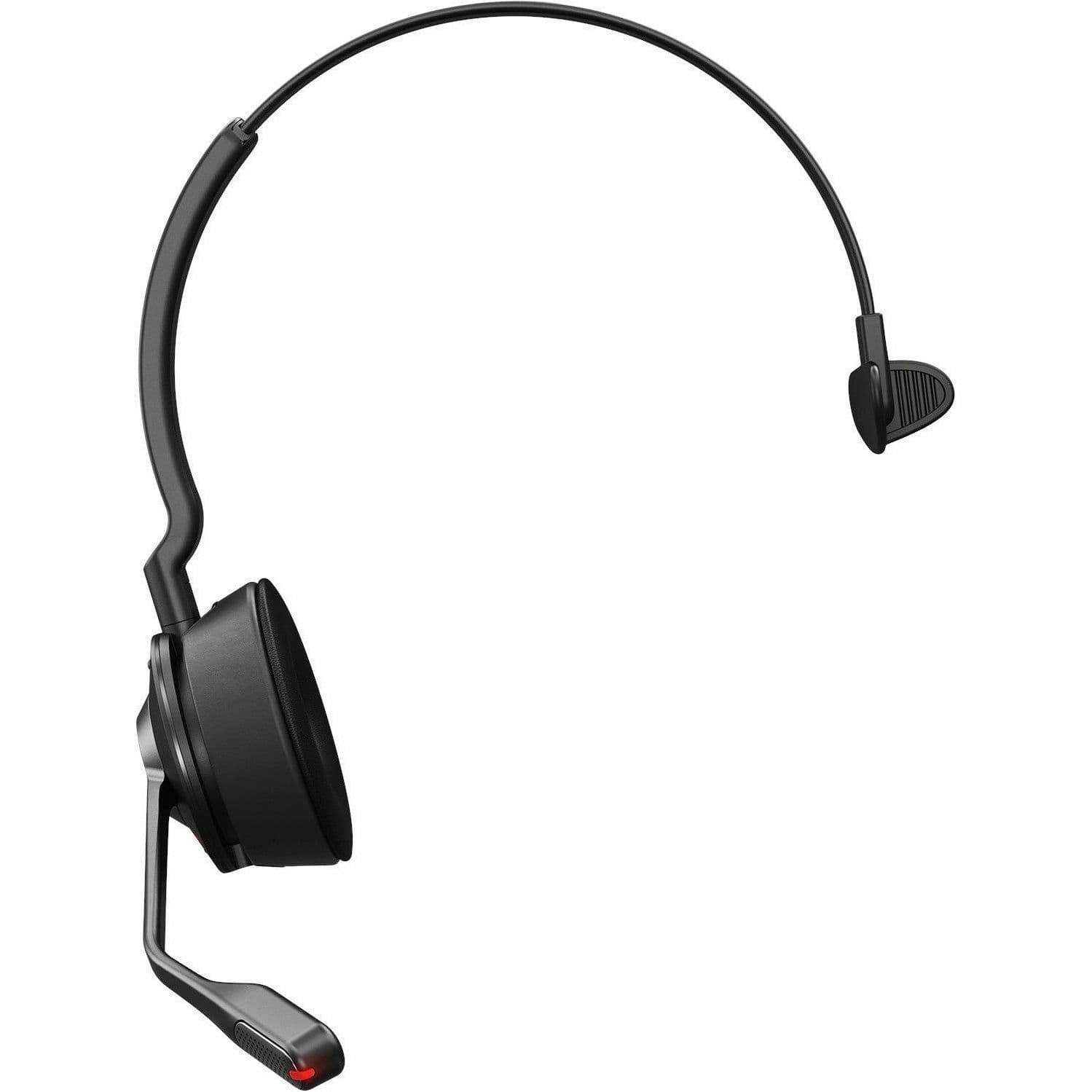 Jabra Engage 55 mono wireless headset with USB-A connector and boom microphone in black