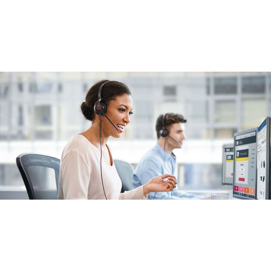 Jabra Engage 50 wired USB mono headset with boom microphone for enterprise calling