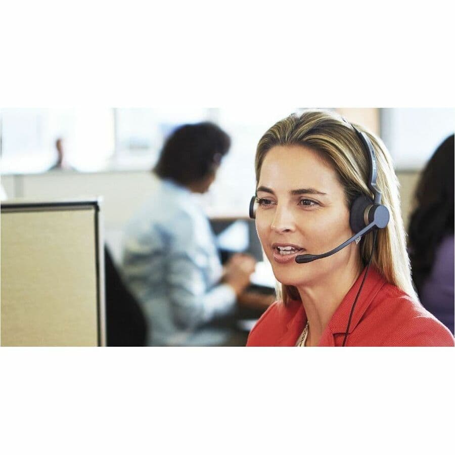 Jabra Biz 2300 GSA PTT mono wired USB headset for push-to-talk workflows