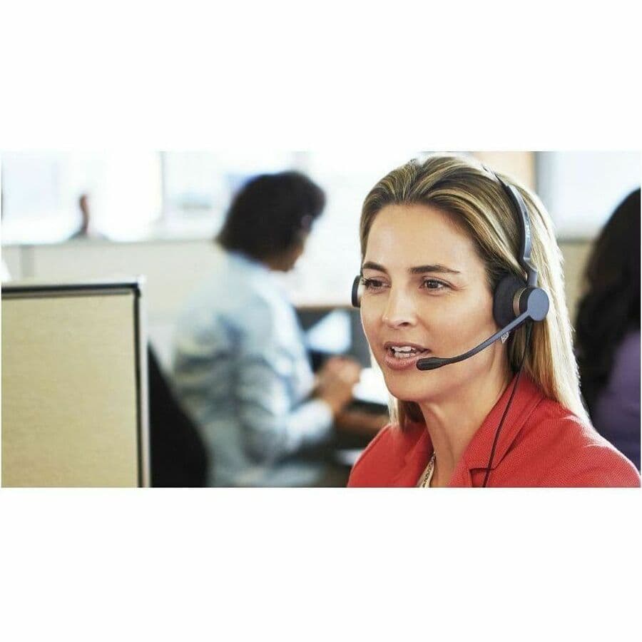 Jabra BIZ 2300 GSA PTT wired push-to-talk headset with boom microphone