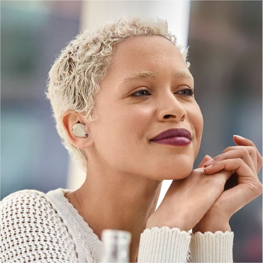 Jabra Elite 10 Cocoa wireless headset in cocoa finish