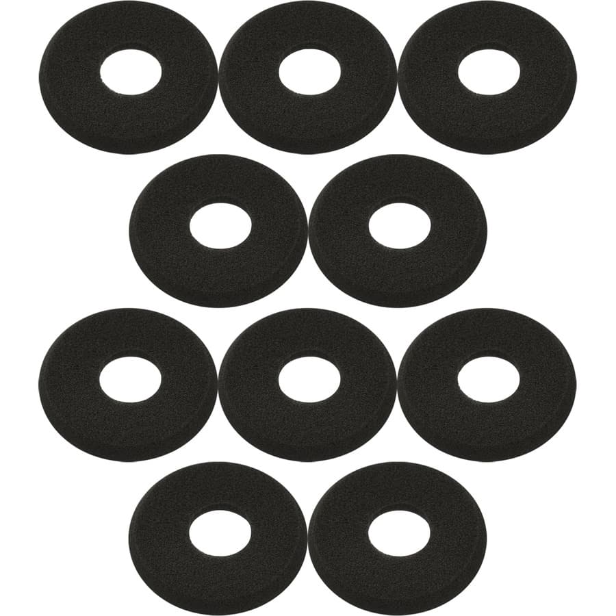 Black Foam Ear Cushions, 10pcs
