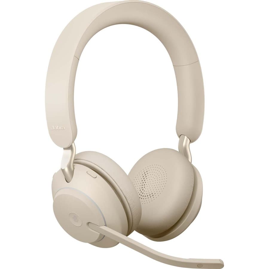 Jabra Evolve2 65 Link380C MS Stereo Beige | Wireless UC Headset