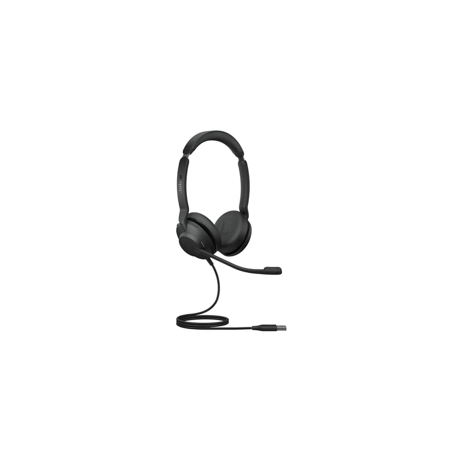 Jabra Evolve2 30 USB-A UC stereo wired headset with boom microphone