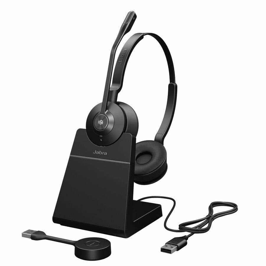 Jabra Engage 55 Stereo wireless headset with USB-A and charging stand