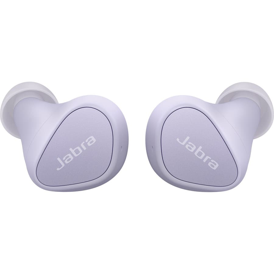 Jabra Elite 4 true wireless earbuds in lilac with compact in-ear design