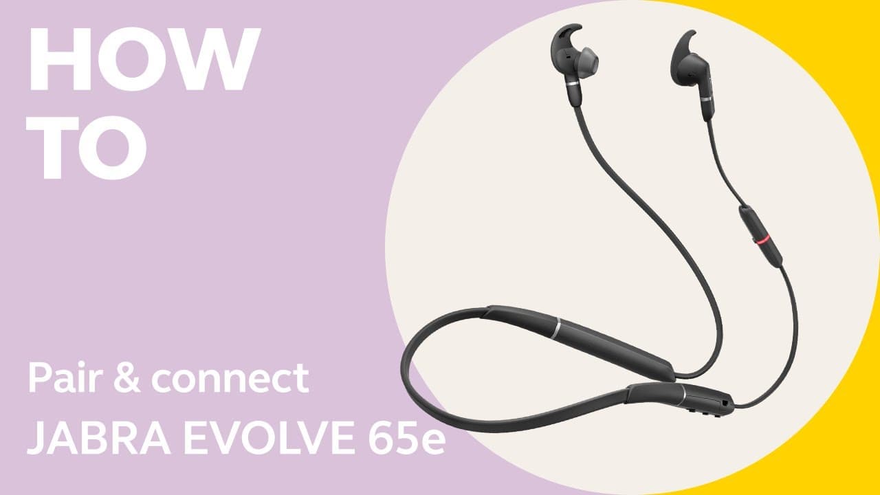 Jabra Evolve 65e: How to pair | Jabra Support