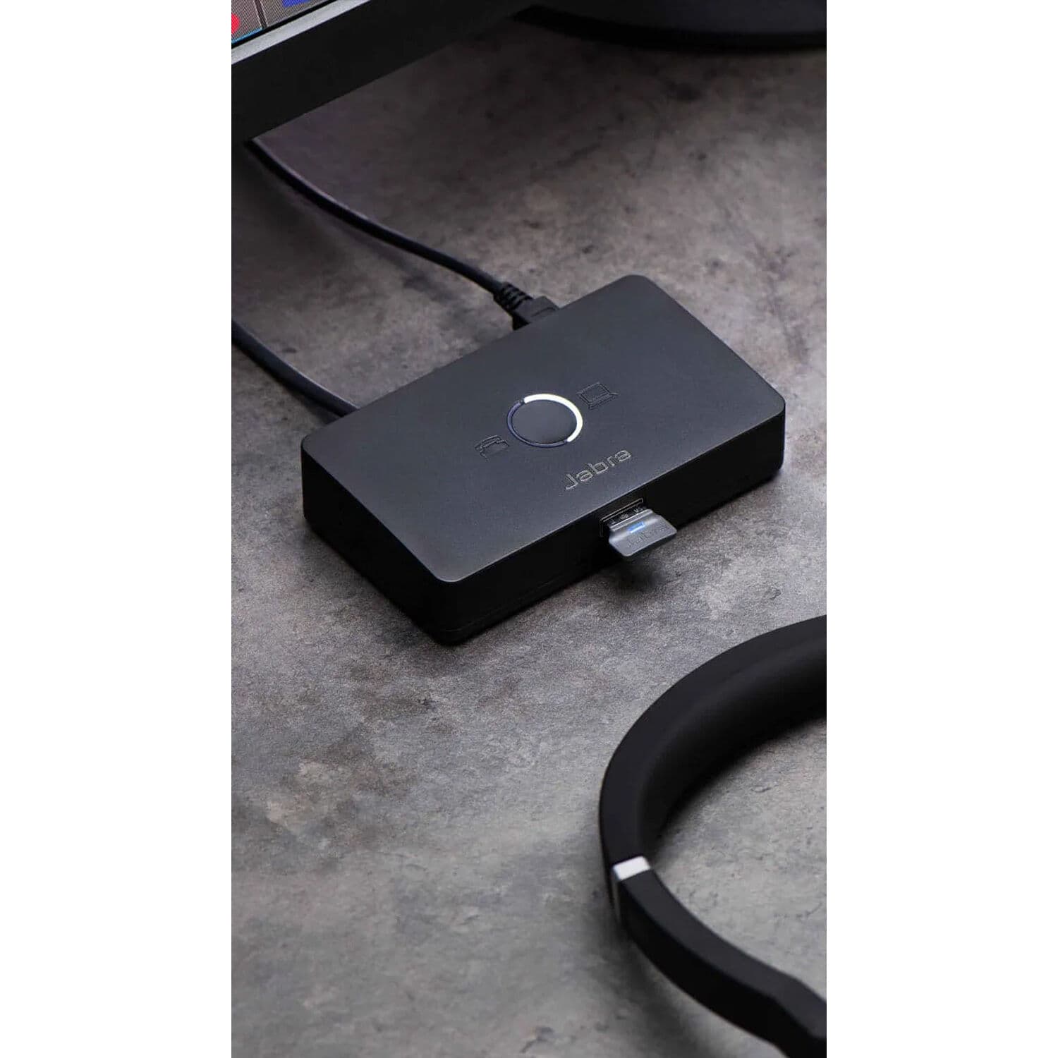 Jabra Link 950 USB-A headset accessory for desk phone and softphone connectivity