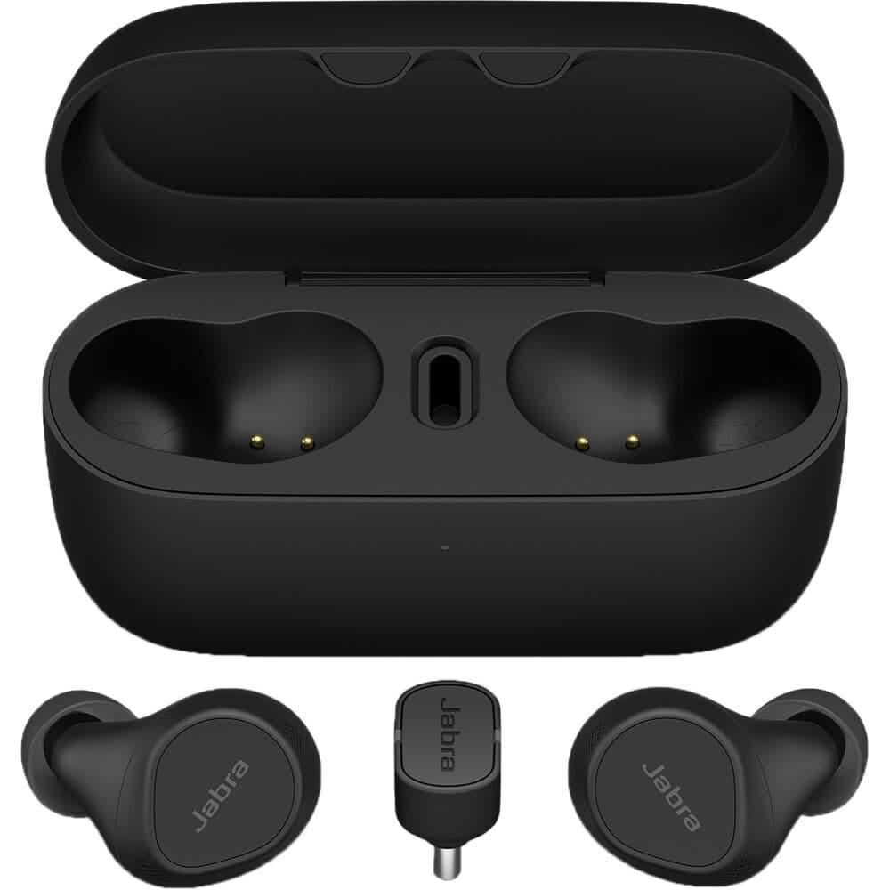 Jabra Evolve2 Buds USB-C UC wireless earbuds for business calls and hybrid work
