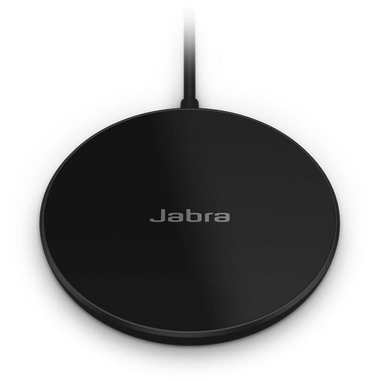 Jabra Evolve2 Buds USB C MS WCP wireless earbuds with USB-C charging and wireless charging pad
