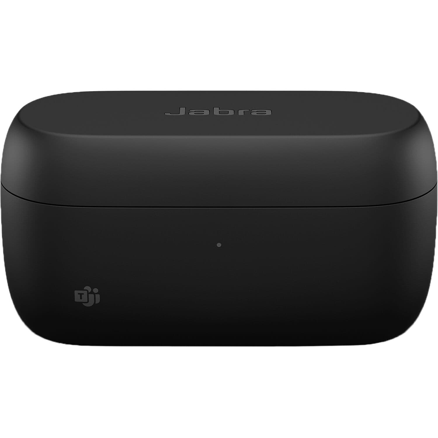 Jabra Evolve2 Buds MS wireless earbuds with USB-A and wireless charging pad in black