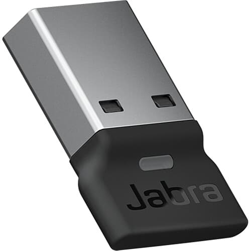 Jabra Evolve2 Buds USB-A MS wireless earbuds with USB-A adapter and boom microphone