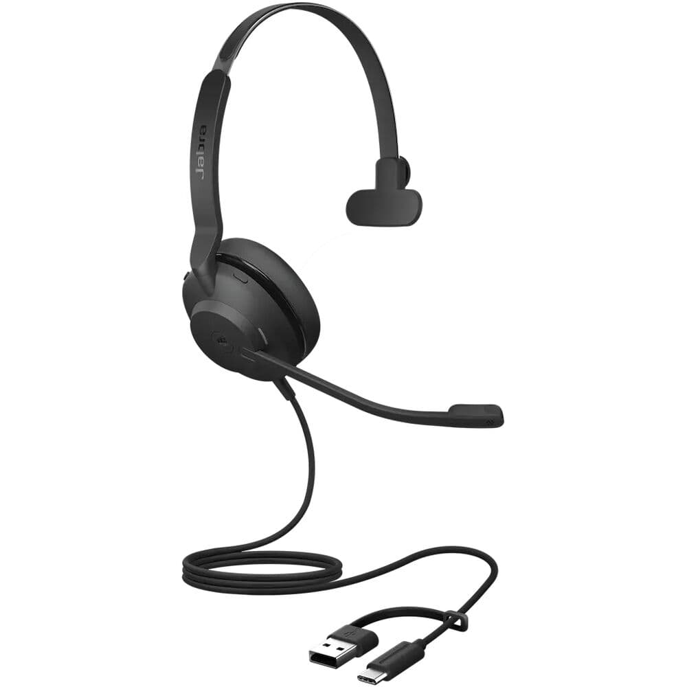Jabra Evolve2 30 SE USB-C/A Mono Headset | UC, Wired, MS