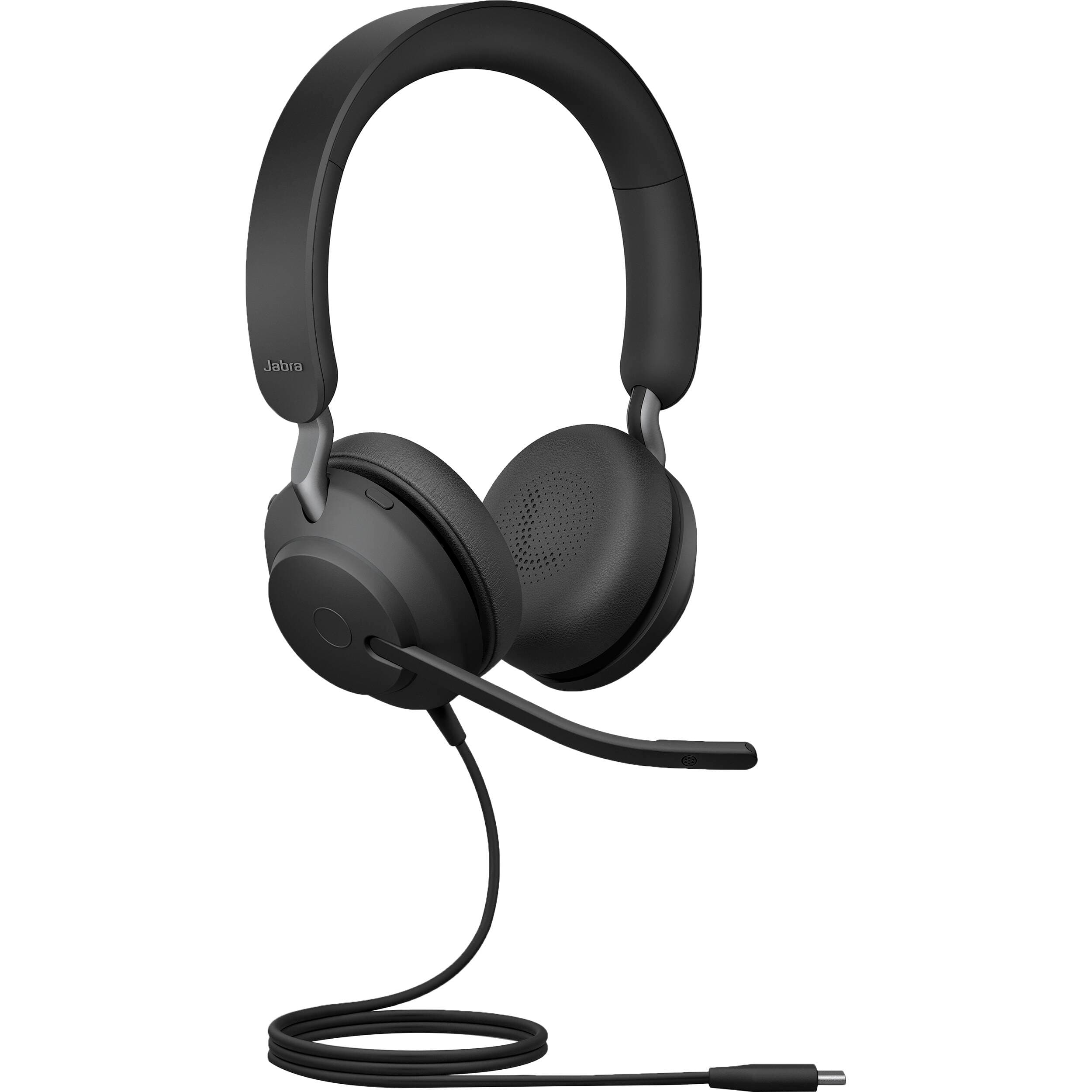 Jabra Evolve2 40 SE USB-C MS mono wired headset with boom microphone