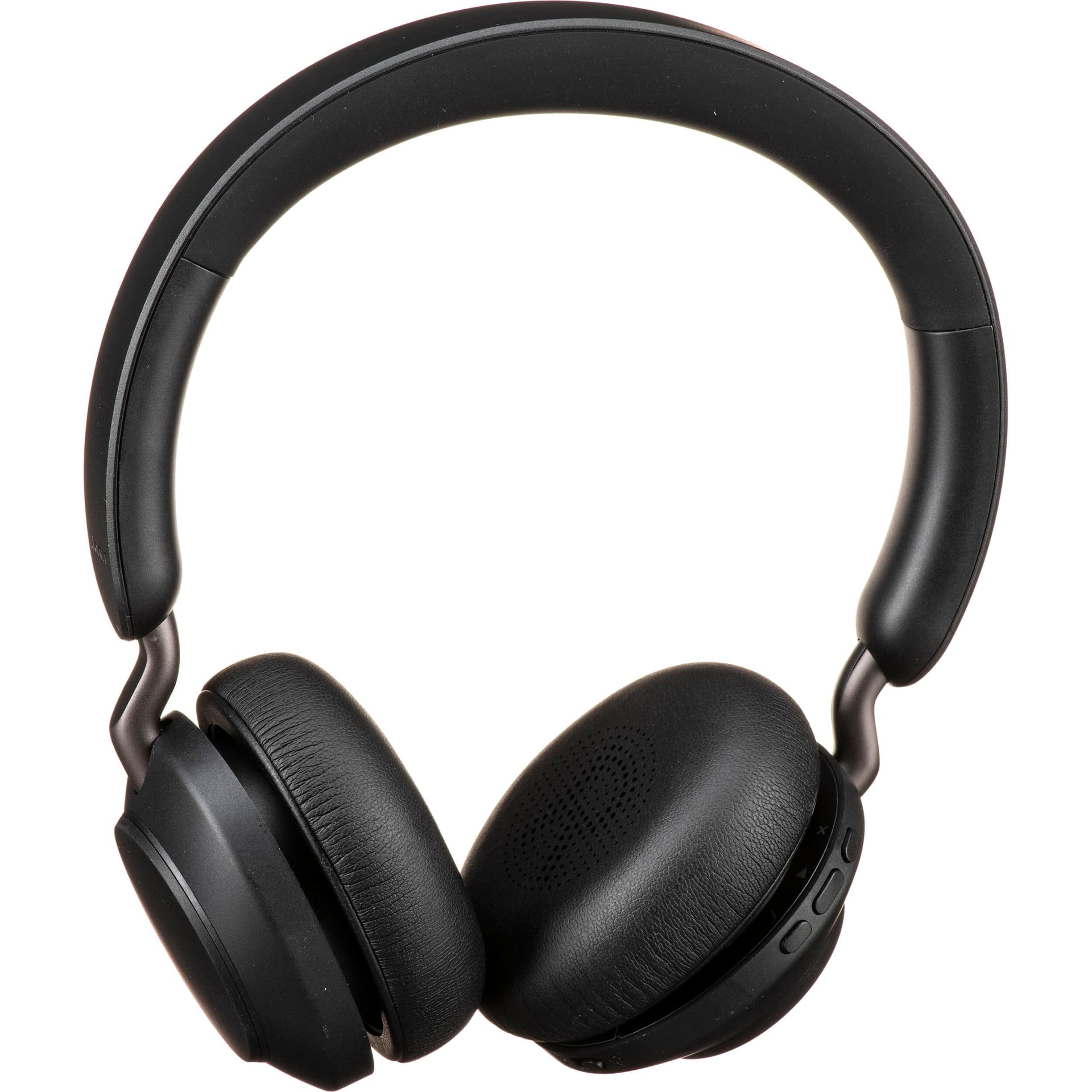 Jabra Evolve2 65 Link380c UC stereo wireless headset in black with desk stand