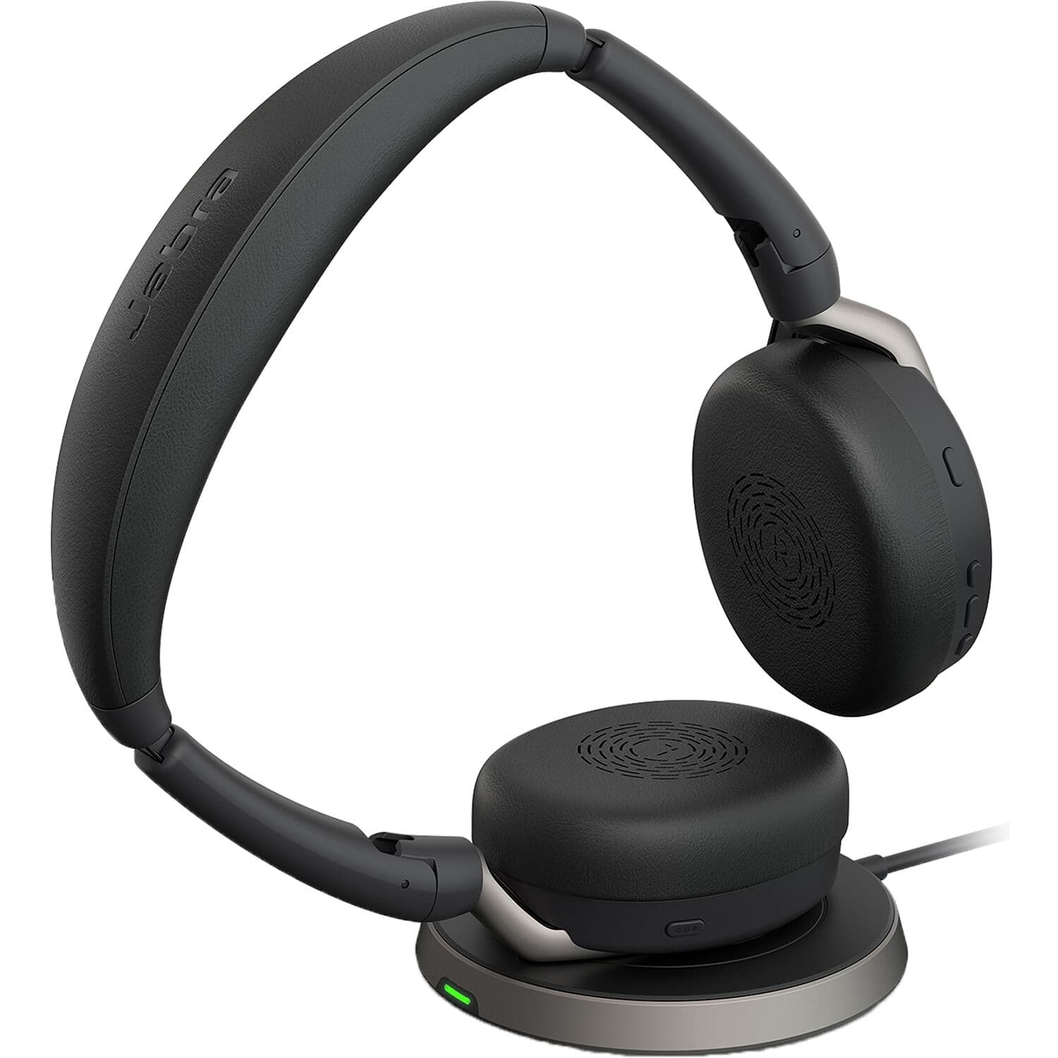 Jabra Evolve2 65 Flex Link380c wireless UC stereo headset with foldable design and USB-C adapter