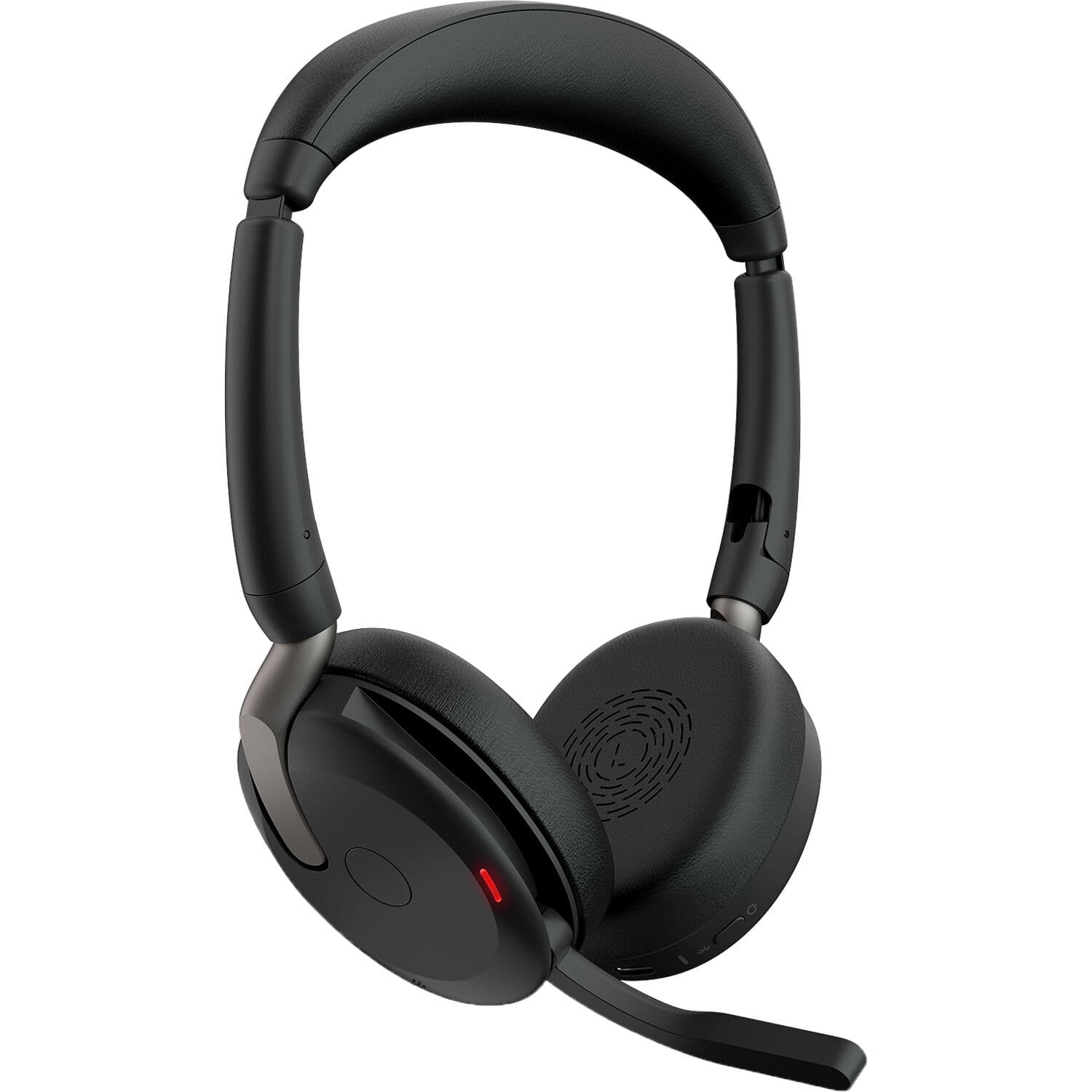Jabra Evolve2 65 Flex Link380a UC stereo wireless headset with foldable design
