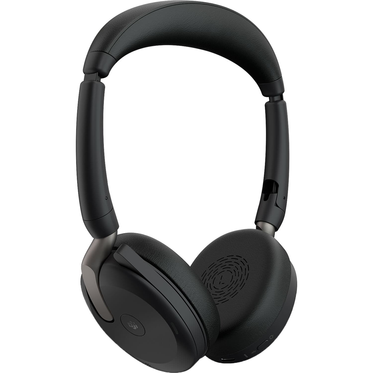Jabra Evolve2 65 Flex black binaural wireless stereo headset with USB-C connectivity