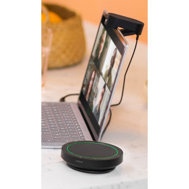 Jabra Speak2 40 MS Teams dark grey portable speakerphone with USB-C connection