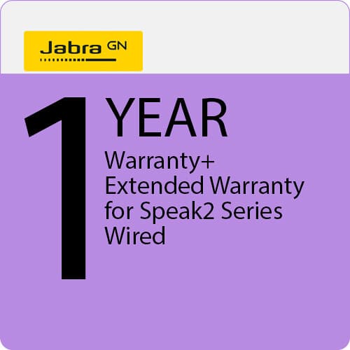 Jabra Warranty+ 1Y Speak2 WRD eligible wired 1-year extension
