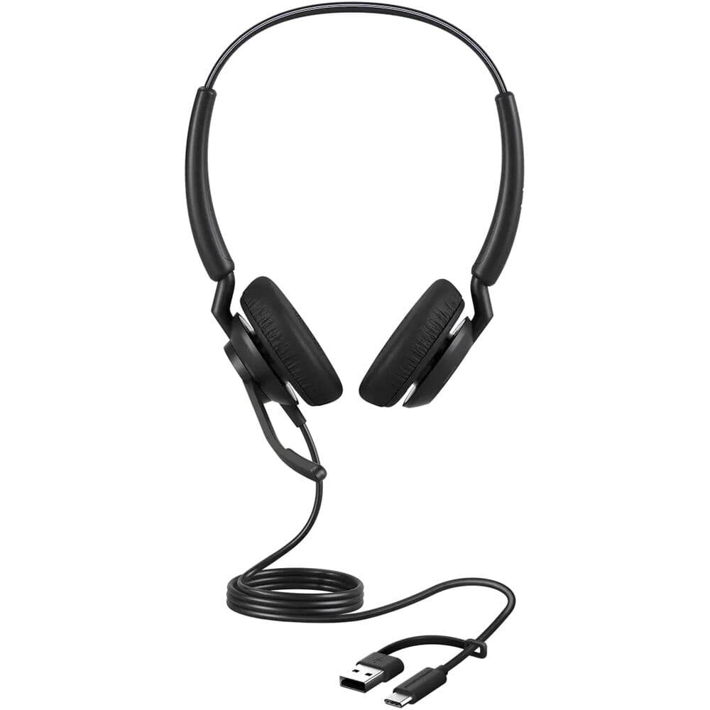 Jabra Engage 40 Inline Link Stereo USB-C/A UC Headset | Wired