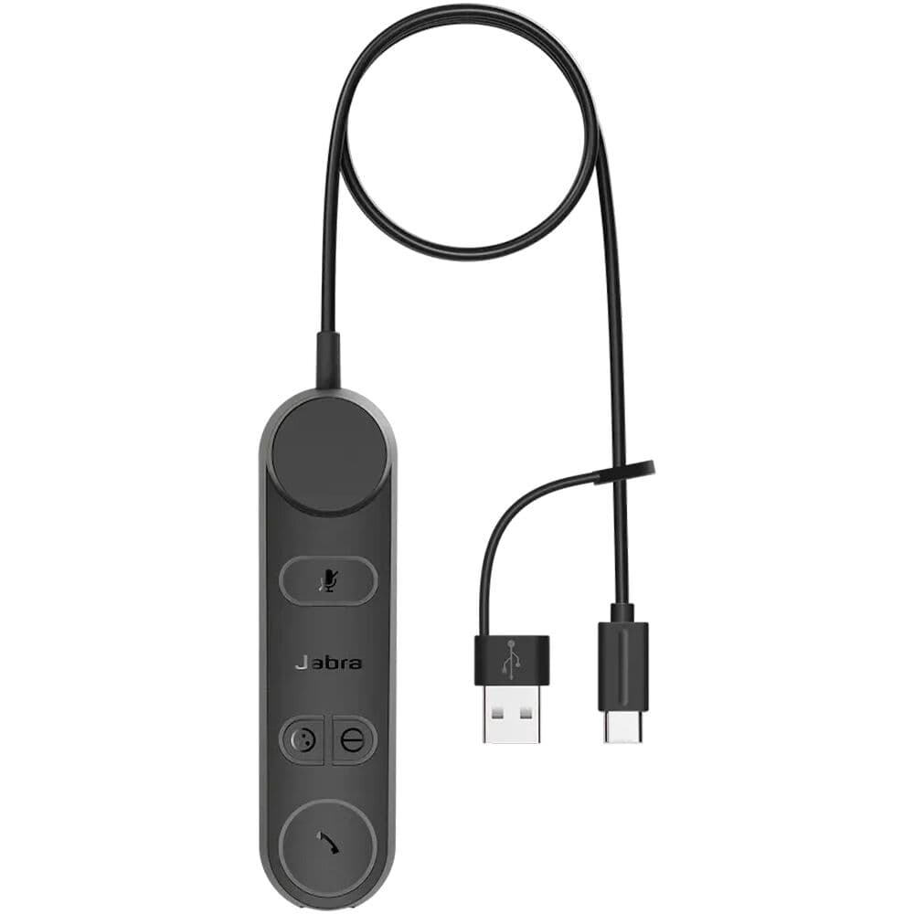 Jabra Engage 50 II stereo wired headset with Link control, USB-C and USB-A connectivity, Microsoft Teams support