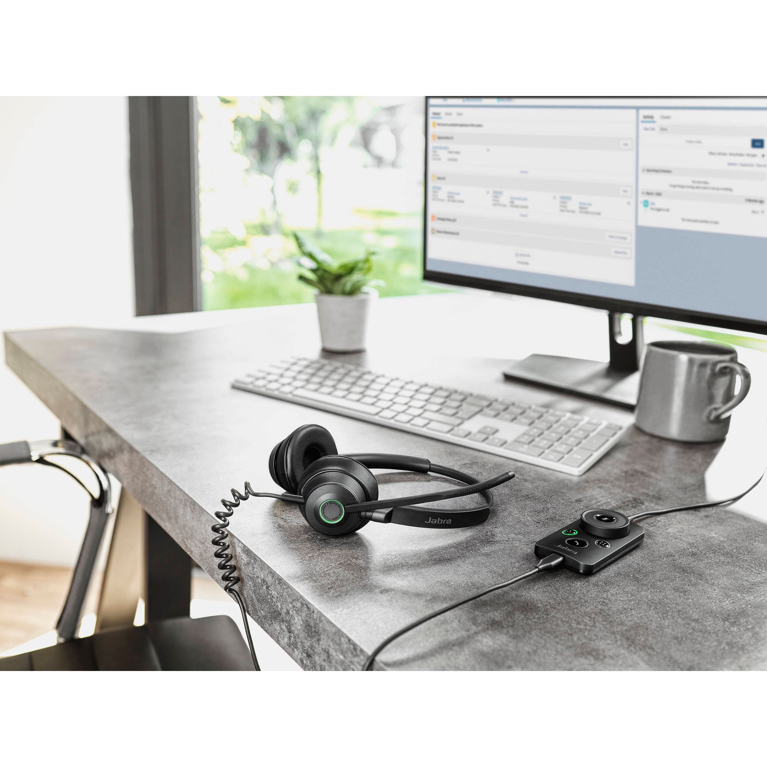 Jabra Engage 50 II USB-A UC stereo wired headset with boom microphone