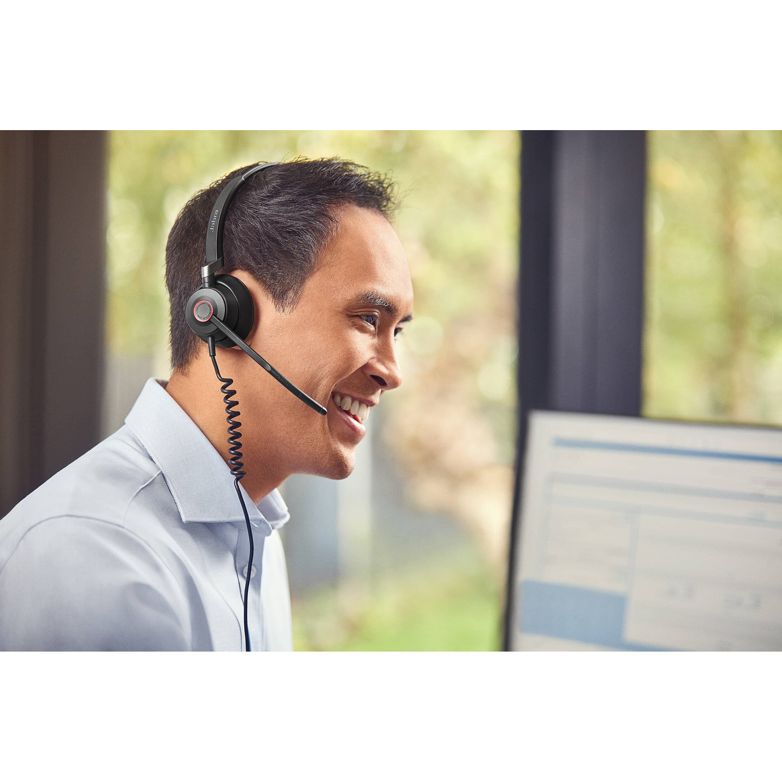 Jabra Engage 50 II USB-A UC stereo wired headset with boom microphone