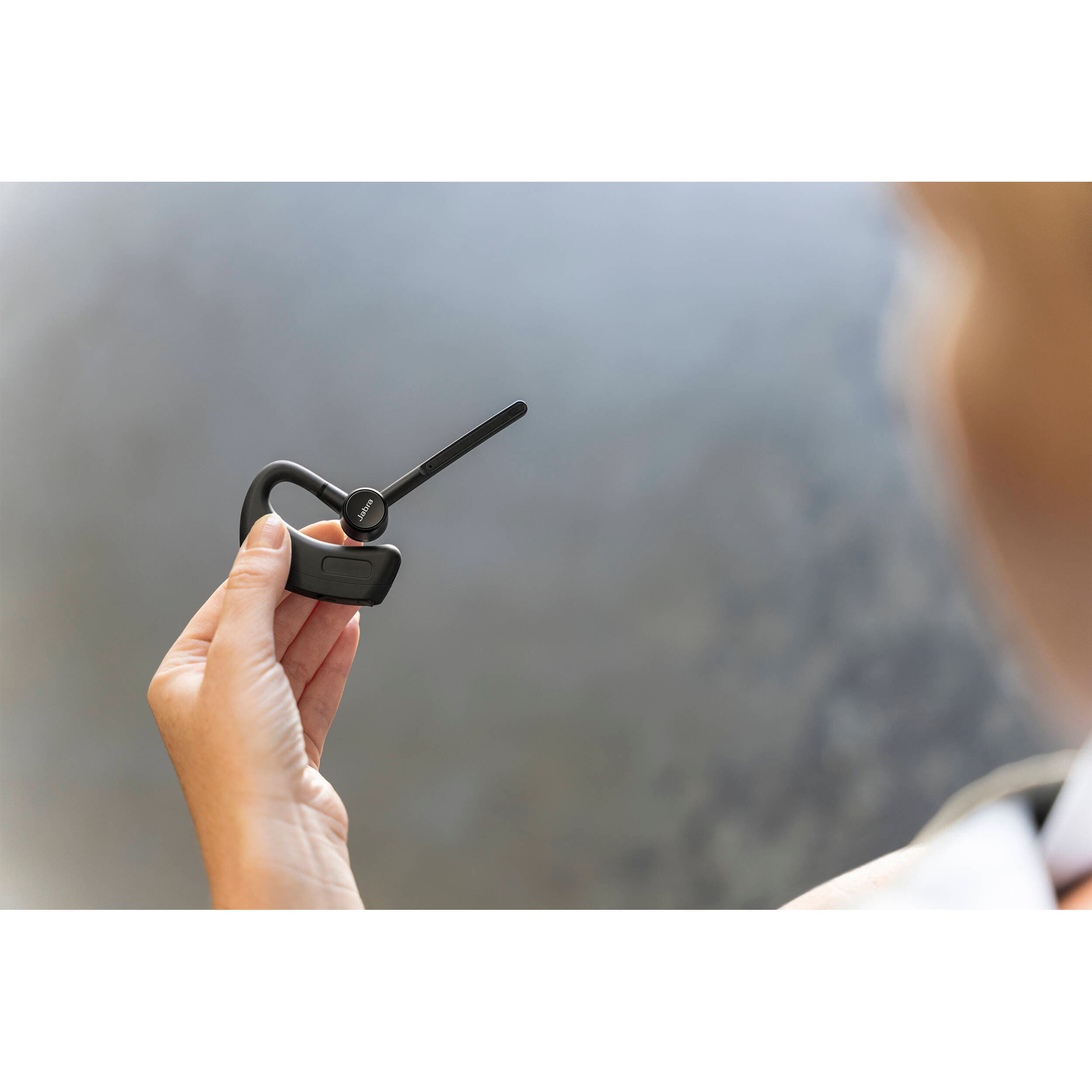 Jabra Perform 45 mono wireless business headset with single-ear design and boom microphone