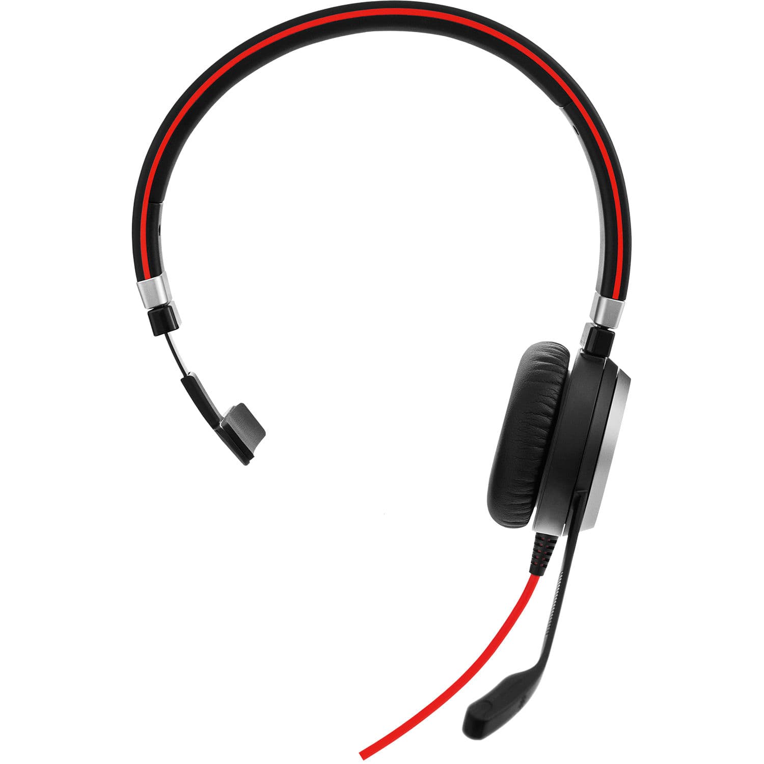 Jabra Evolve 40 wired stereo headset with boom microphone and USB connection