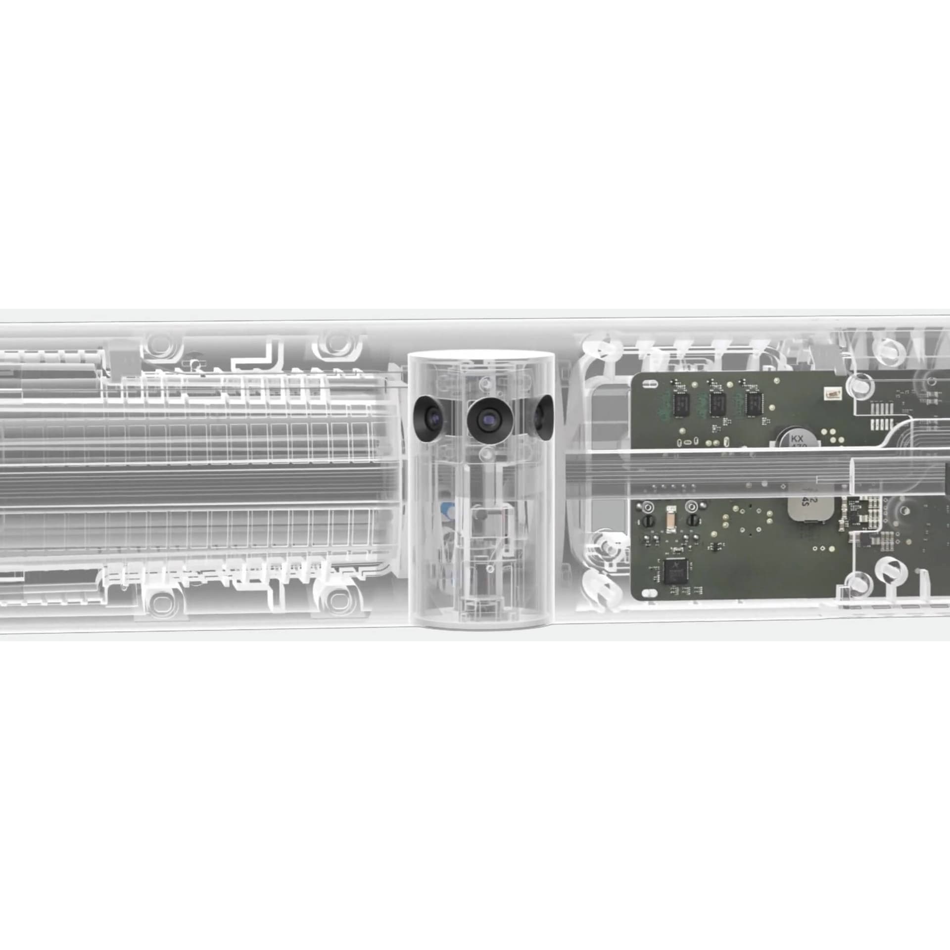 Jabra PanaCast 50 Black video bar for hybrid meetings with 180-degree camera coverage