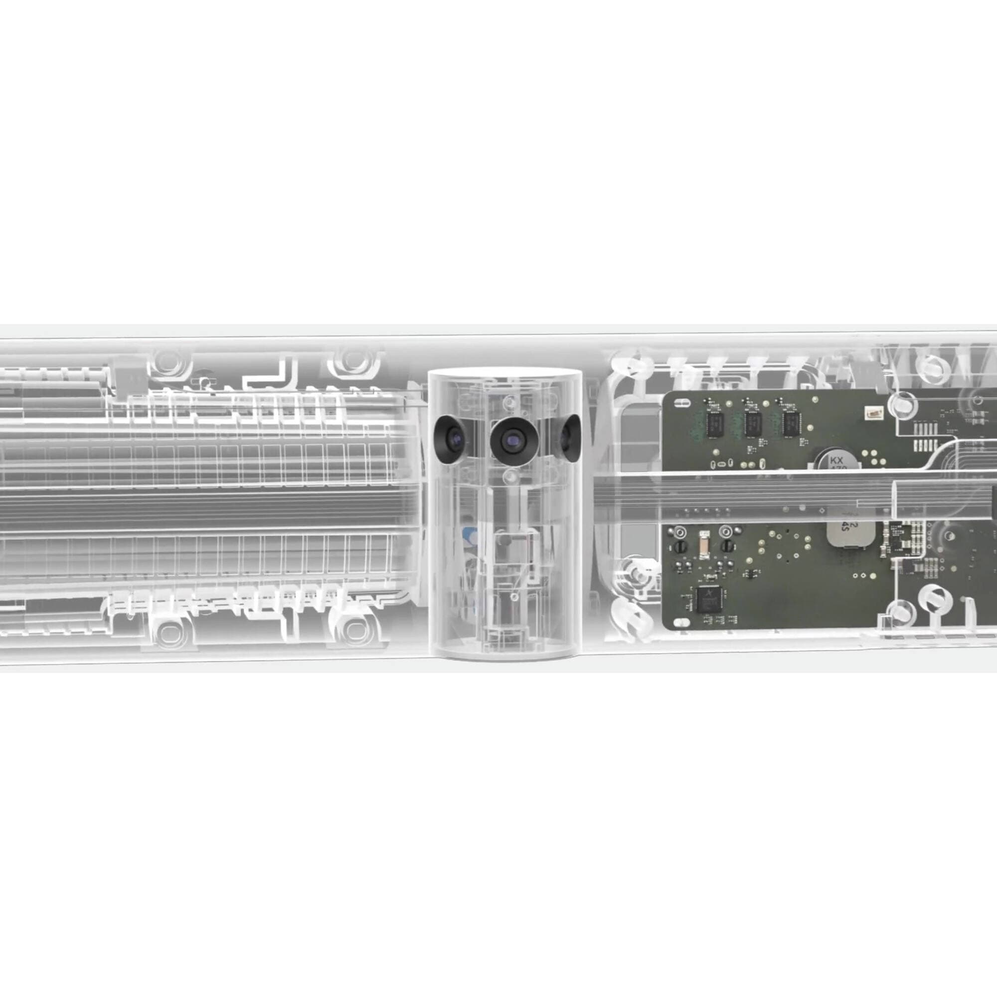 Jabra PanaCast 50 Black video bar for hybrid meetings with 180-degree camera coverage