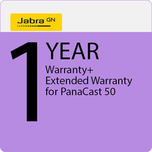 Jabra Warranty+ 1-year extension for PanaCast 50 video conferencing device