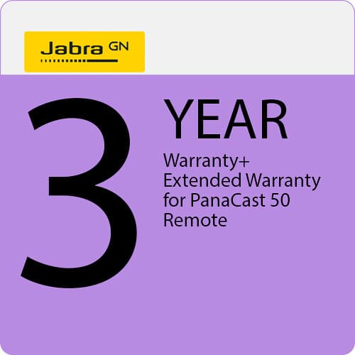 Jabra Warranty+ 3-year extension for P50 Remote with replacement and phone support