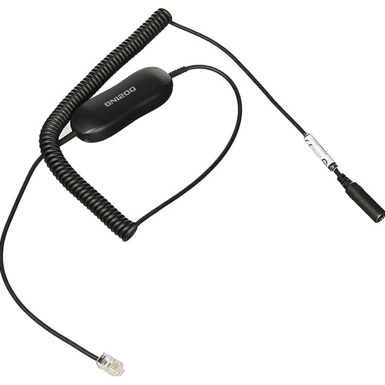 Jabra GN 1200 3.5 Jack to Mod Plug Cable, 2 m | Headset Adapter