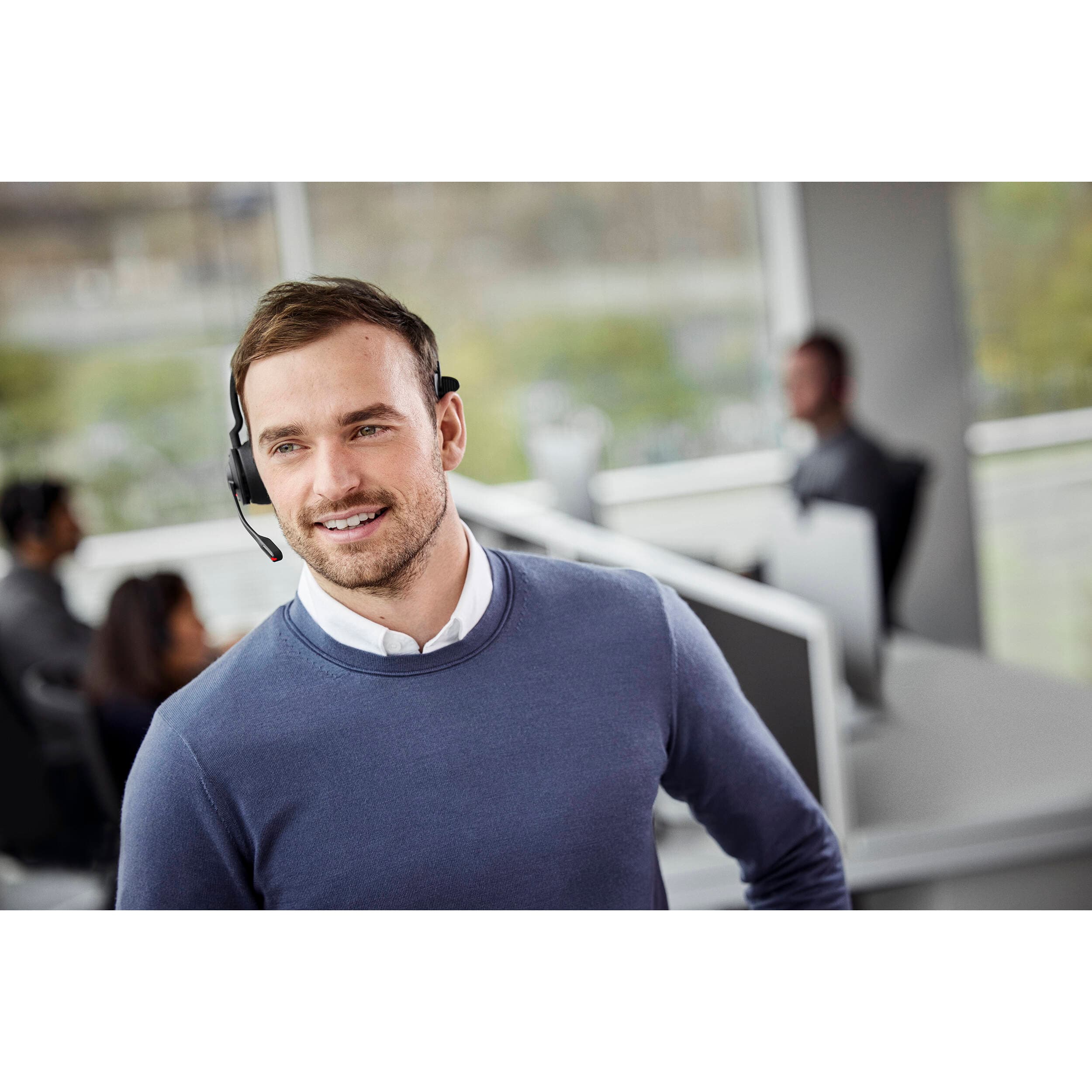 Jabra Engage 55 Mono wireless headset with USB-C stand for Microsoft Teams