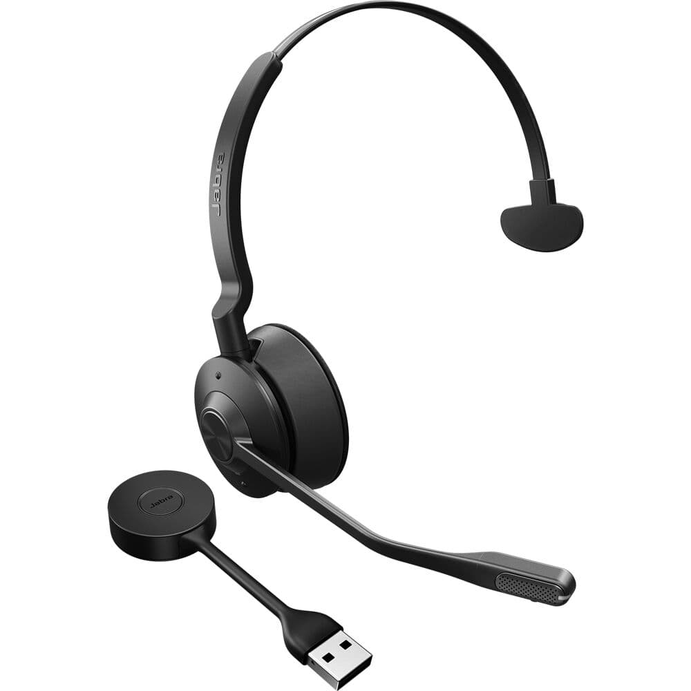 Jabra Engage 55 Mono wireless headset with USB-C stand for Microsoft Teams