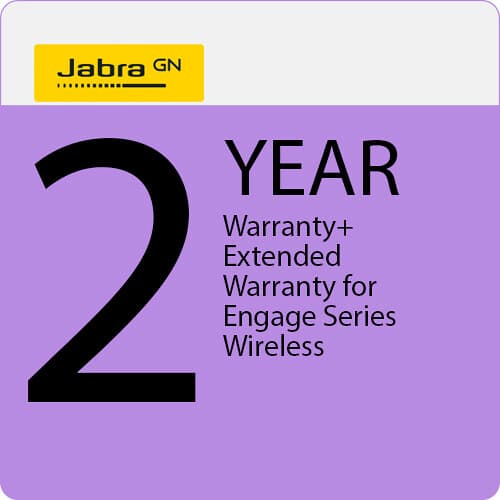 Jabra Warranty+ 2-Year Engage Wireless Extension | Eligible Wireless