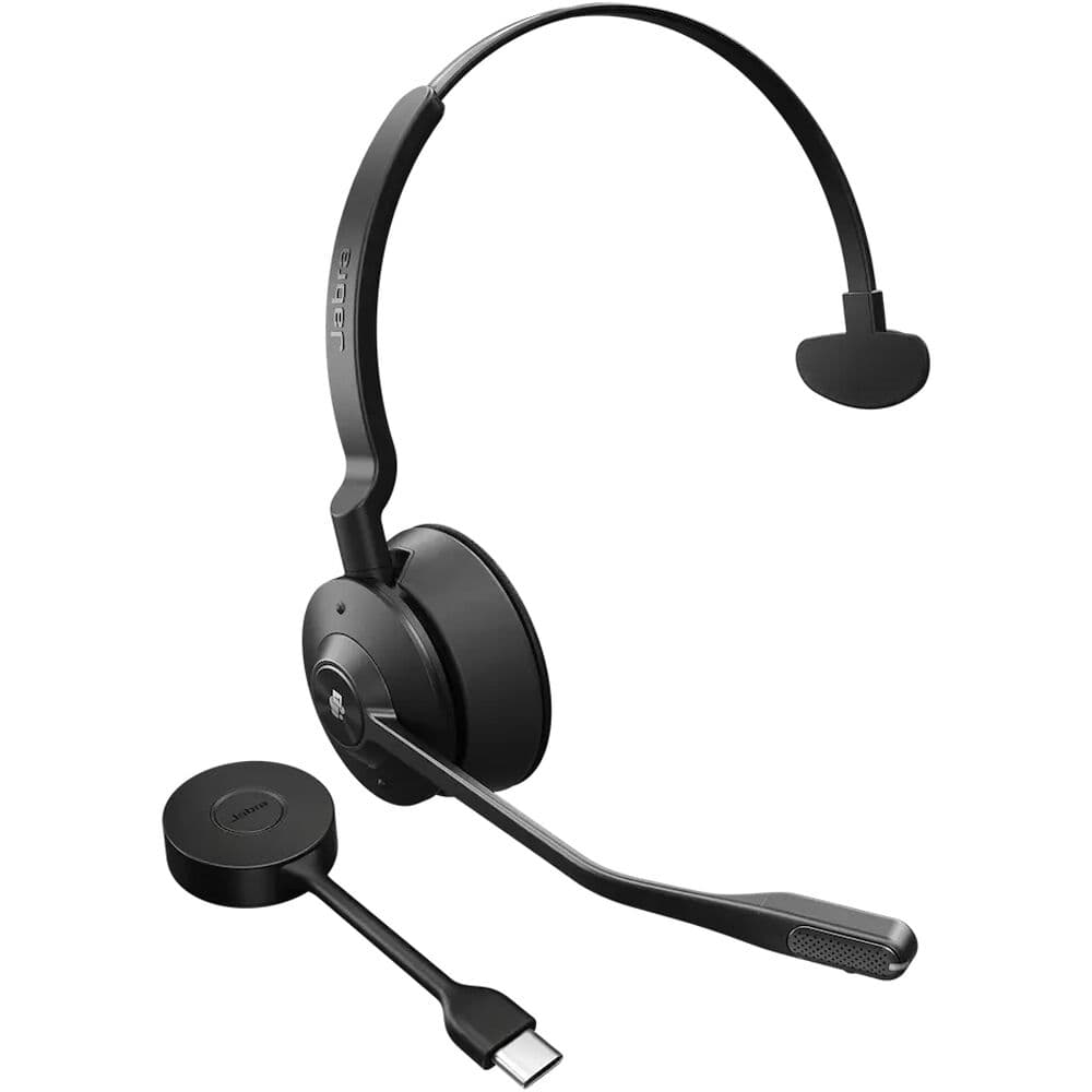 Jabra Engage 55 SE mono wireless headset with Link400c USB connection for Microsoft Teams
